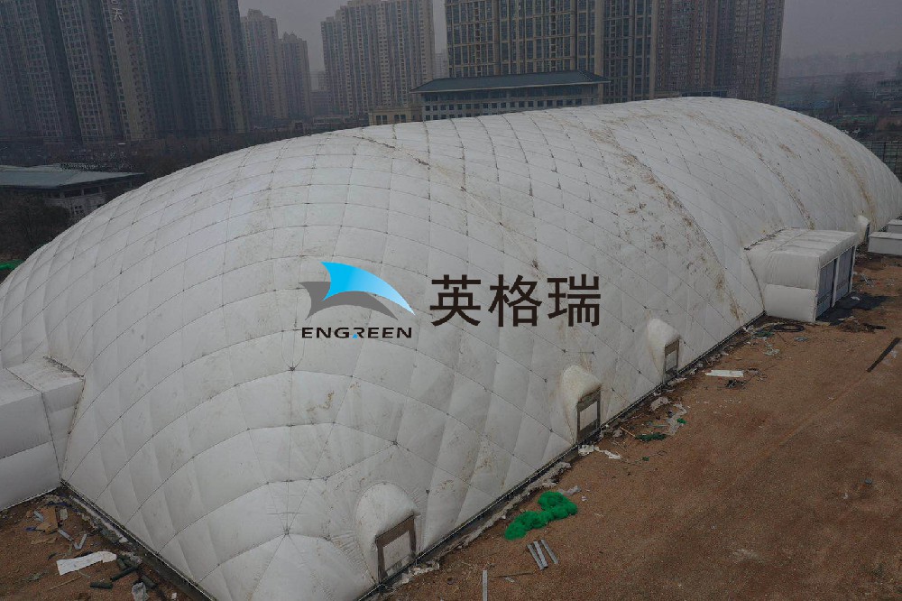 基坑施工總陷困境？氣膜支護方案：抗 12 級風 + 省 50% 成本 + 30 天完工！